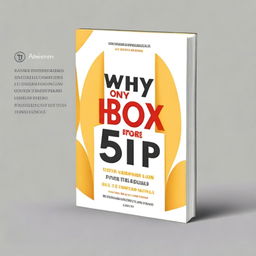 Create a beautiful ebook cover for the title 'Why Only 5% Become Rich'