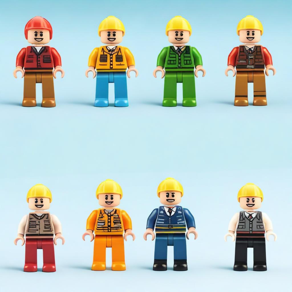 Create an image of toy mini figures named 'Little John Adventures'