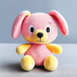 Create an image of a plush toy with a pull string