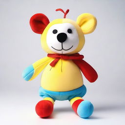 Create an image of a plush toy with a pull string