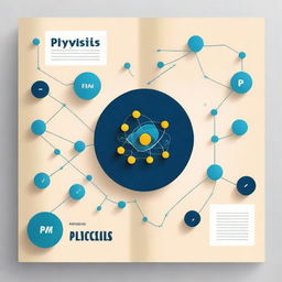 A visually appealing cover page for a physics textbook