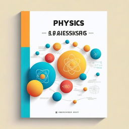 A visually appealing cover page for a physics textbook