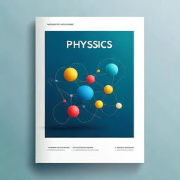 A visually appealing cover page for a physics textbook