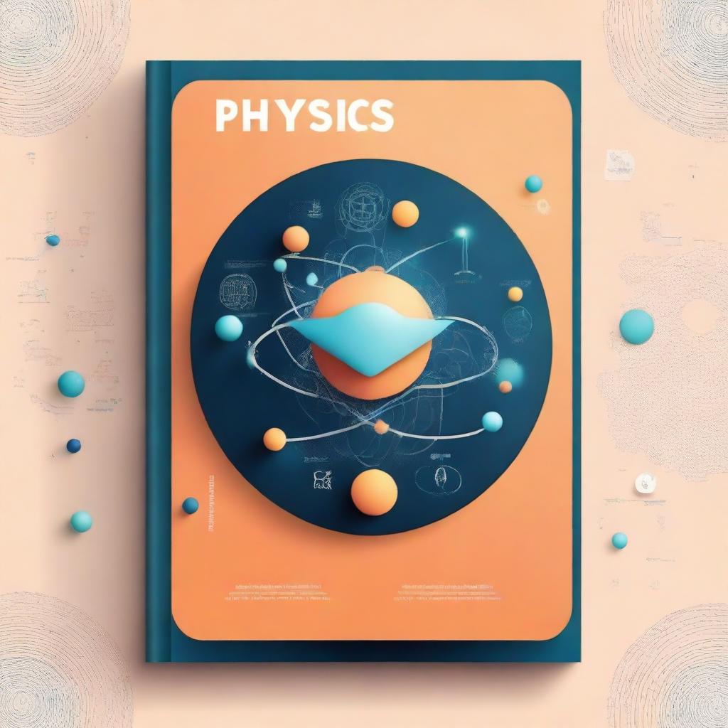 A visually appealing cover page for a physics textbook