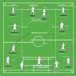 A detailed illustration showing master tips on playing football