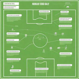 A detailed illustration showing master tips on playing football