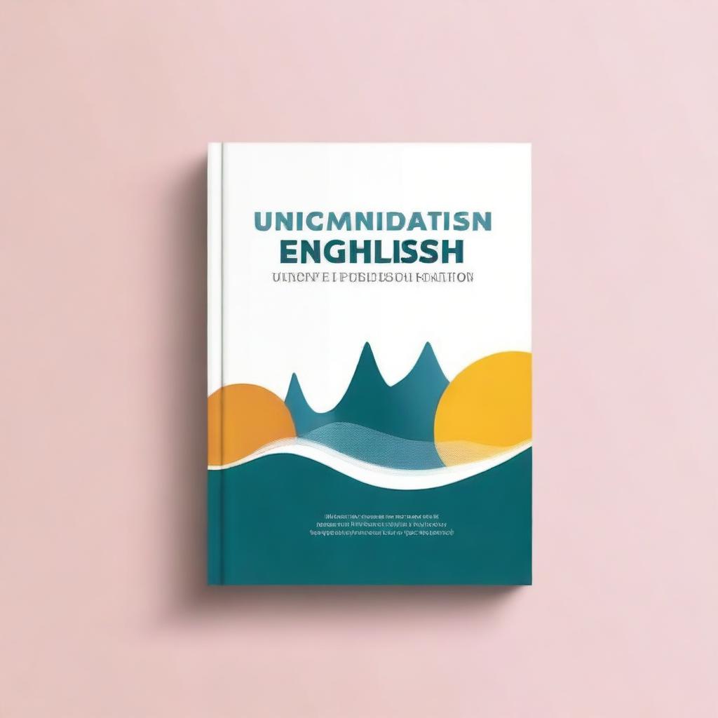 Create a book cover for a book titled 'Uncomplicated English: 1000 Essential Words with text + Audio and 1000 example sentences'