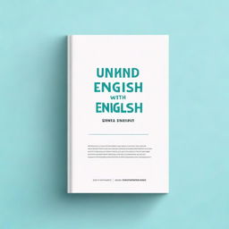 Create a book cover for a book titled 'Uncomplicated English: 1000 Essential Words with text + Audio and 1000 example sentences'