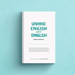 Create a book cover for a book titled 'Uncomplicated English: 1000 Essential Words with text + Audio and 1000 example sentences'