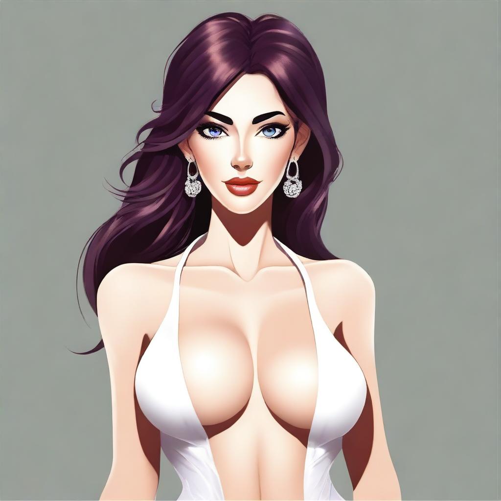 Create an image of a character named Sarah with a sexy and alluring appearance