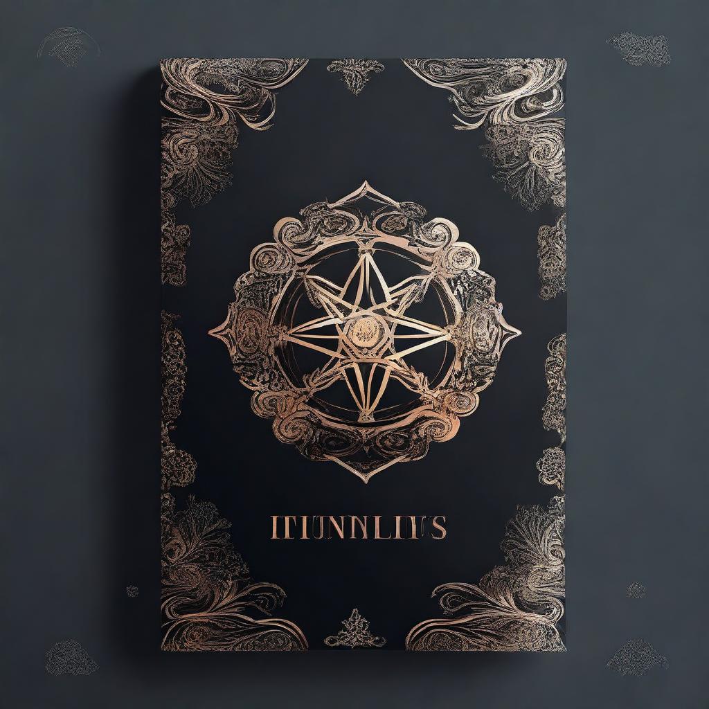 Create a captivating book cover with an intriguing and mysterious design