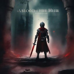 Create a dark fantasy book cover for 'The Blood of the Heir'