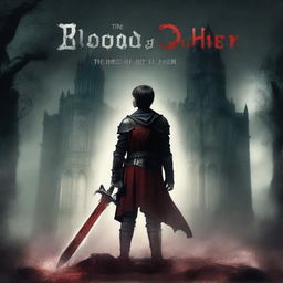 Create a dark fantasy book cover for 'The Blood of the Heir'