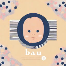 A visually appealing text design featuring the words 'Babu c/o baby'