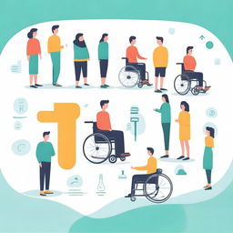 Create an image representing the National Institute of Locomotor Disability (Divyangjan)