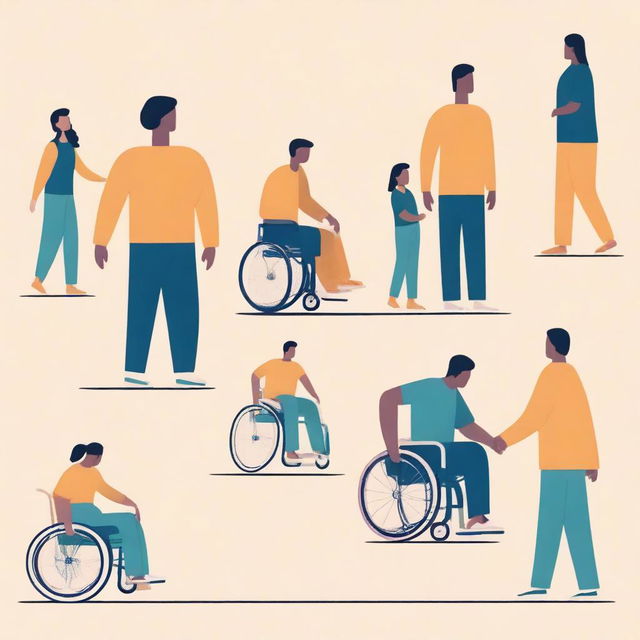 Create an image representing the National Institute of Locomotor Disability (Divyangjan)