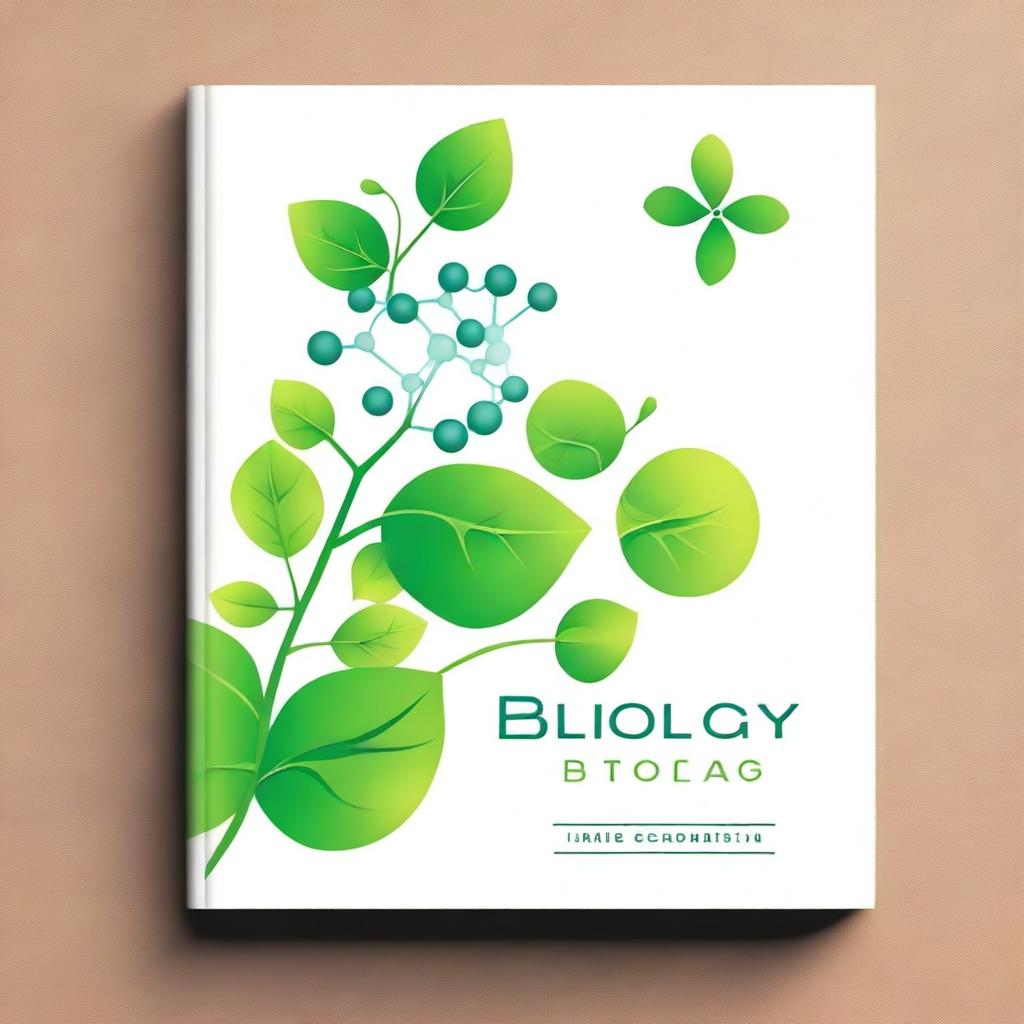 Create a book cover for a college student book titled 'Biology' with the subject code 'SUP103' prominently displayed