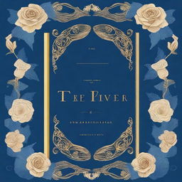 A book cover with the title 'The River' featuring a blue marine background