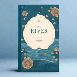 Design a book cover with the title 'The River'