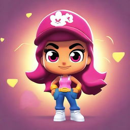 Create a new Brawl Stars girl character named Rosie from the Brawlywood environment