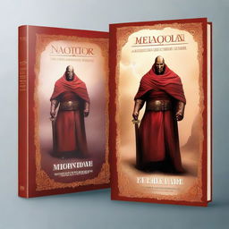 Create a book cover in A5 format with the title 'Crônicas da Eternidade' and author 'Matheus Redentor'