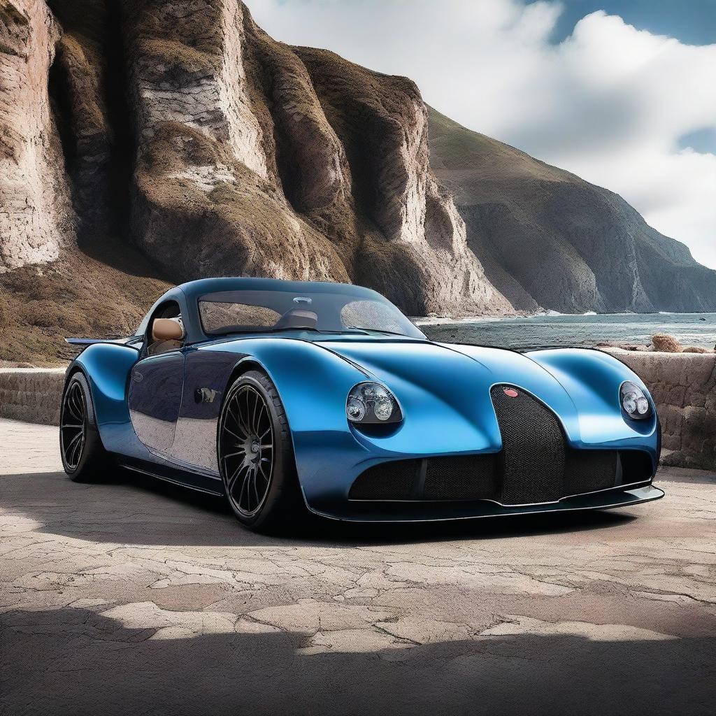 Create a detailed image of a Morgan hypercar