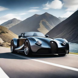 Create a detailed image of a Morgan hypercar