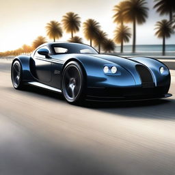 Create a detailed image of a Morgan hypercar