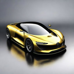 Create a detailed image of a Renault hypercar