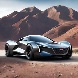 Create a detailed image of a GMC hypercar