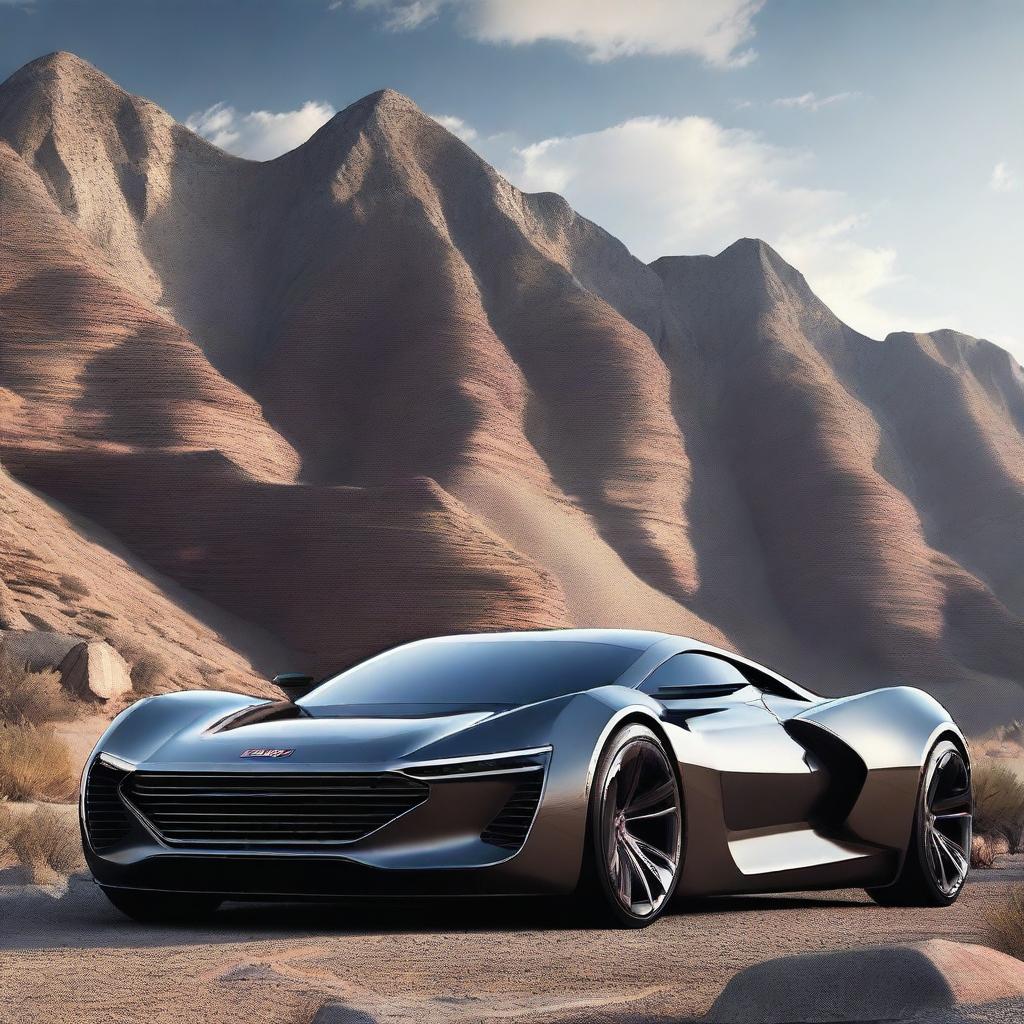 Create a detailed image of a GMC hypercar