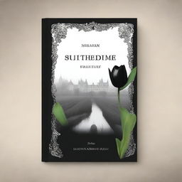 Create a front cover for the book 'The Black Tulip' by Alexandre Dumas, prepared by Dr