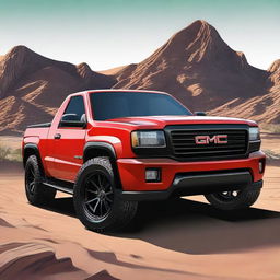 Create a detailed image of a GMC Syclone hypercar