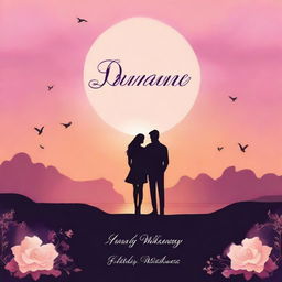 A captivating romance book cover designed for Wattpad