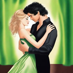 Create a detailed image of a couple