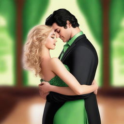 Create a detailed image of a couple