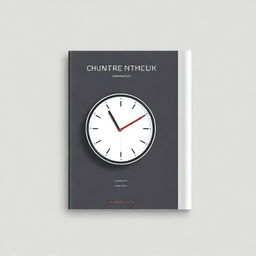 A minimalist book cover for a productivity book