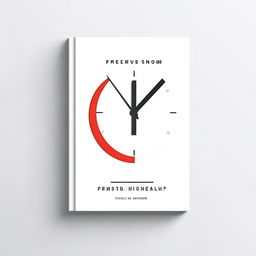 A minimalist book cover for a productivity book