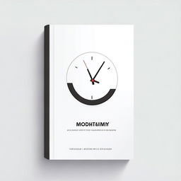 A minimalist book cover for a productivity book