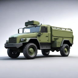 Create a detailed 3D model of the Praga V3S, a military truck known for its rugged design and durability