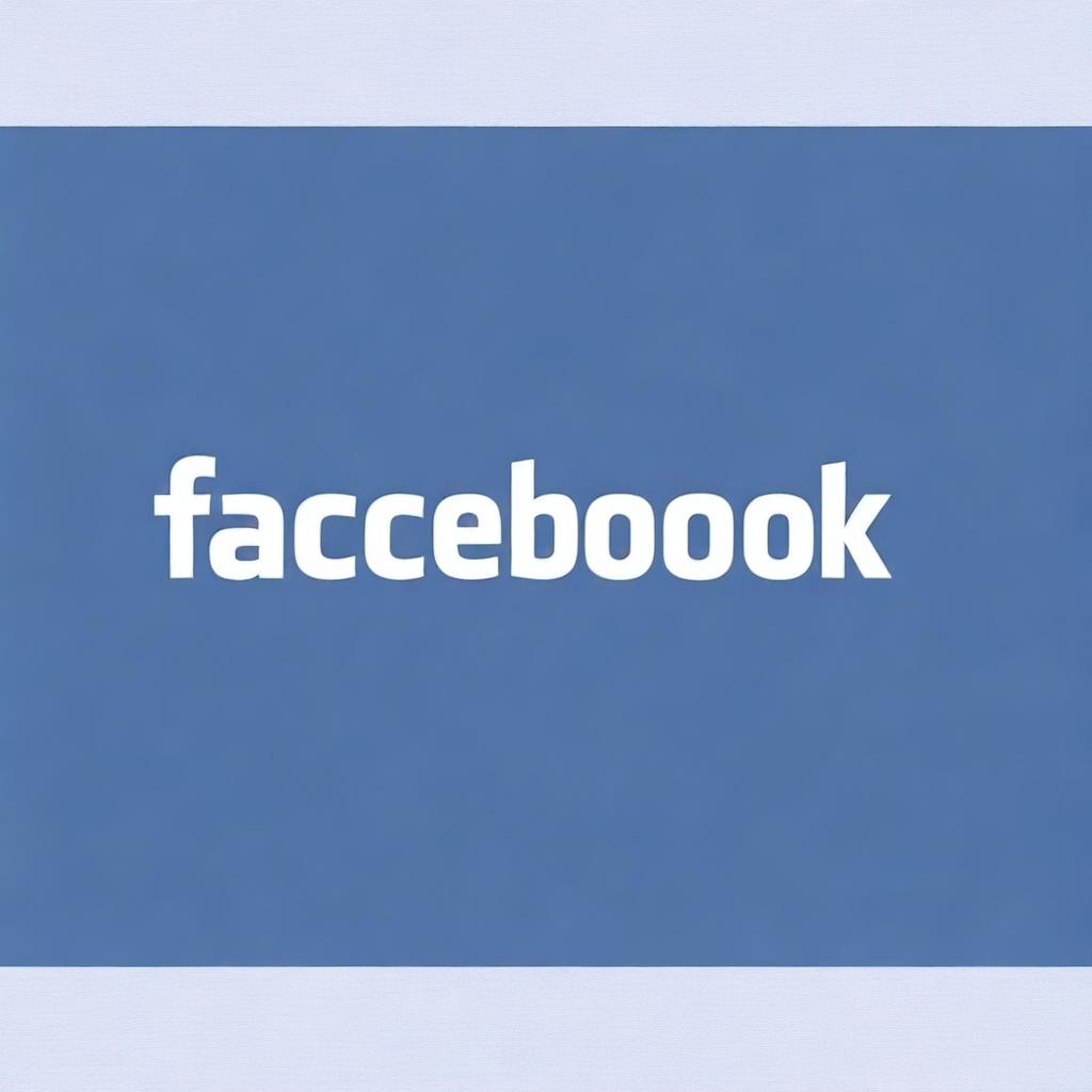 Create a Facebook cover picture that resembles a company's logo