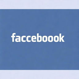 Create a Facebook cover picture that resembles a company's logo