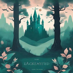 Create a captivating book cover with an enchanting and mysterious design