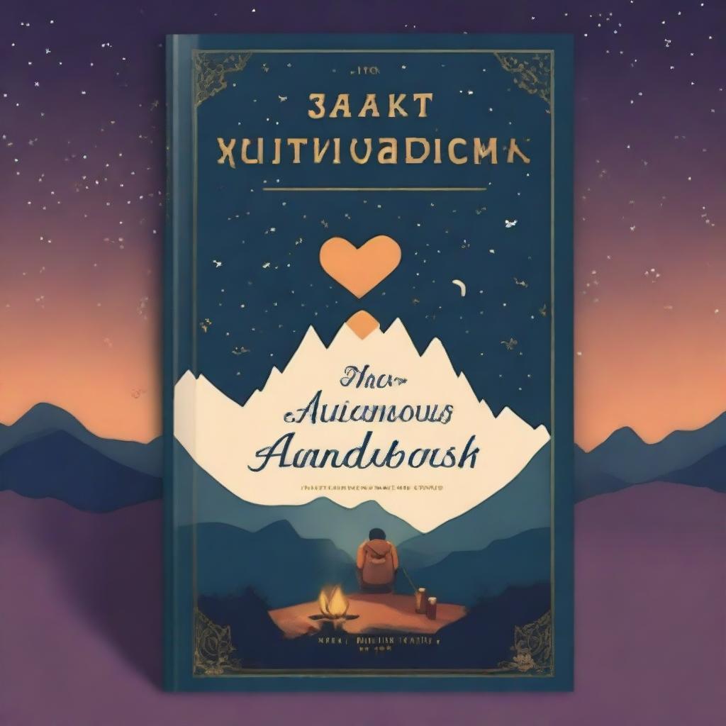 A captivating book cover titled 'The Heart Writer's Handbook for Adventurous Writers Looking for Deep Connection and Heart through the Conscious Craft of Writing'