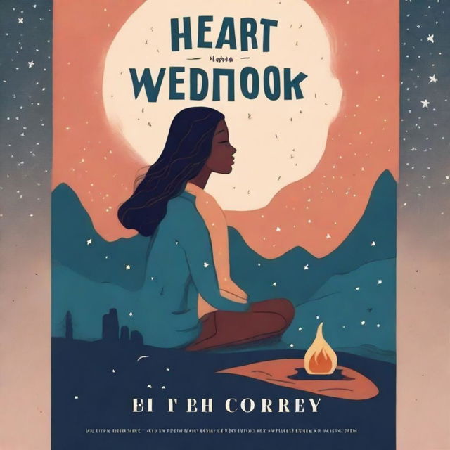 A captivating book cover titled 'The Heart Writer's Handbook for Adventurous Writers Looking for Deep Connection and Heart through the Conscious Craft of Writing'