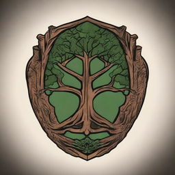 Design a crest for the 'Brothers of Blackwood'