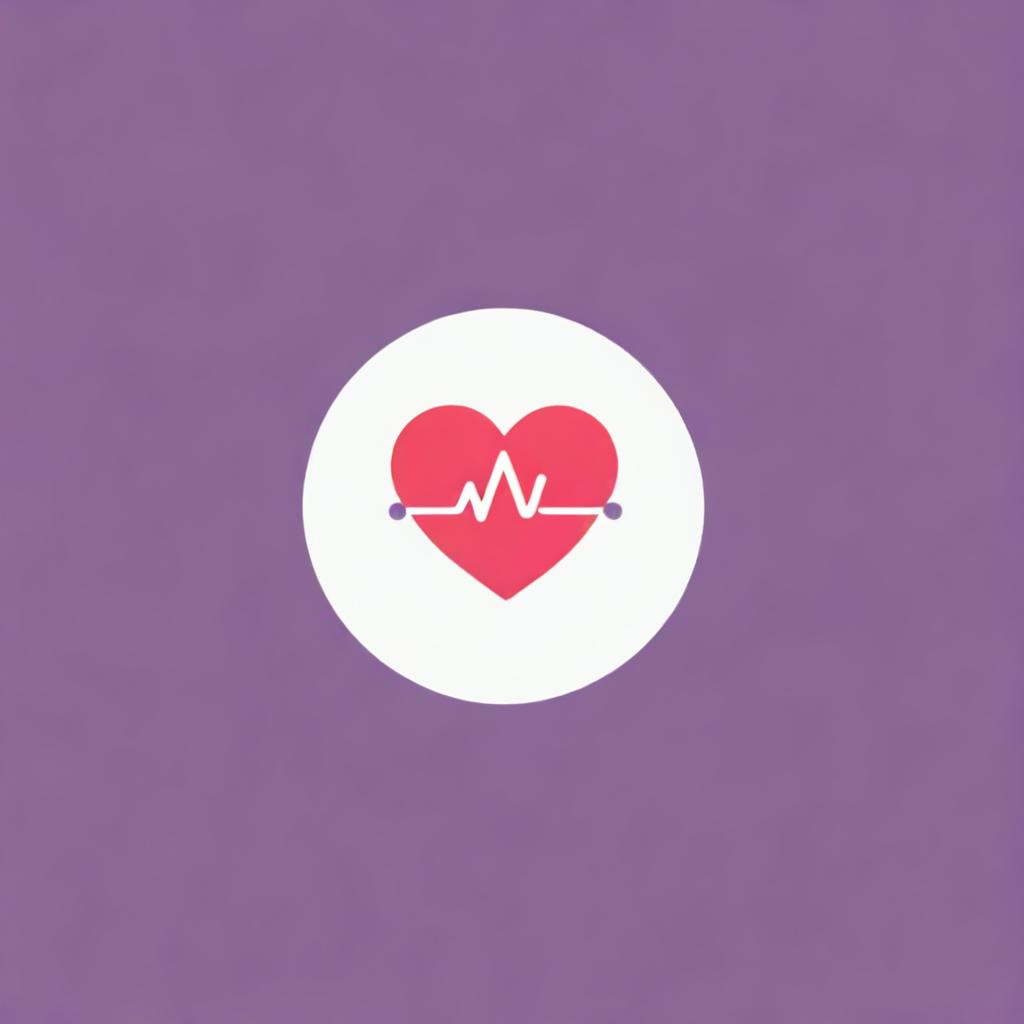 Generate a simple 1:1 logo for a health app using the color palette 79C416, F2F2F3, and 222425