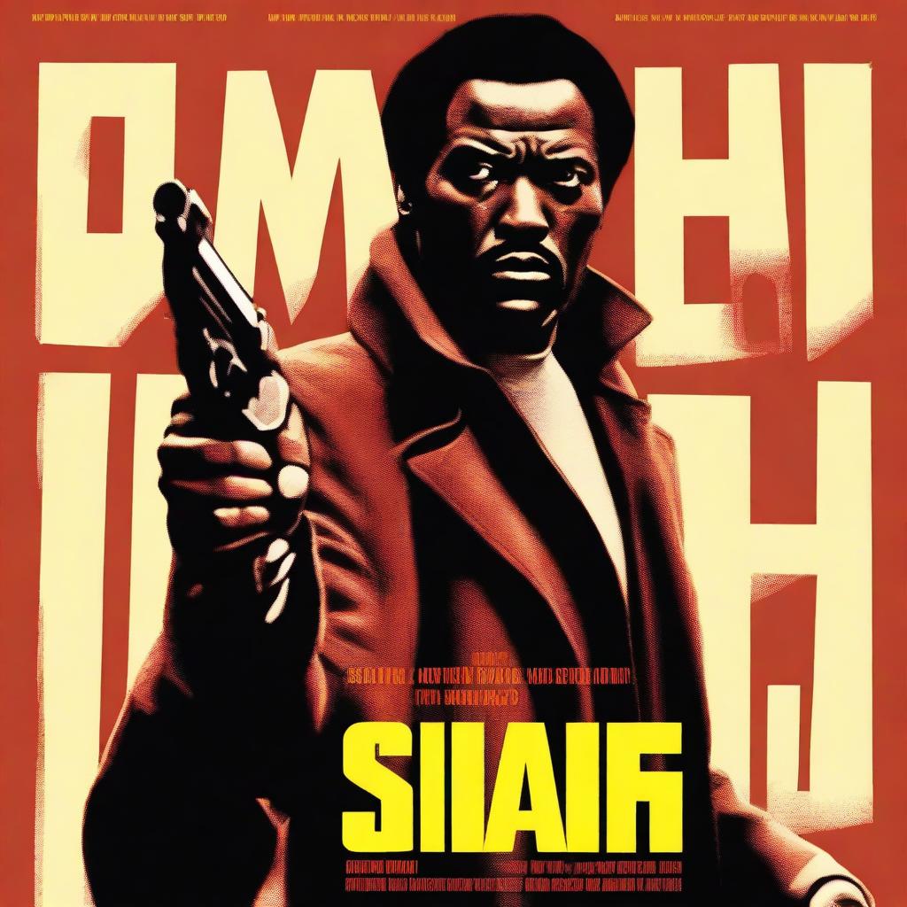 A movie poster for a remake of Shaft with Quentin Tarantino starring as Shaft