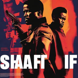 A movie poster for a remake of Shaft with Quentin Tarantino starring as Shaft