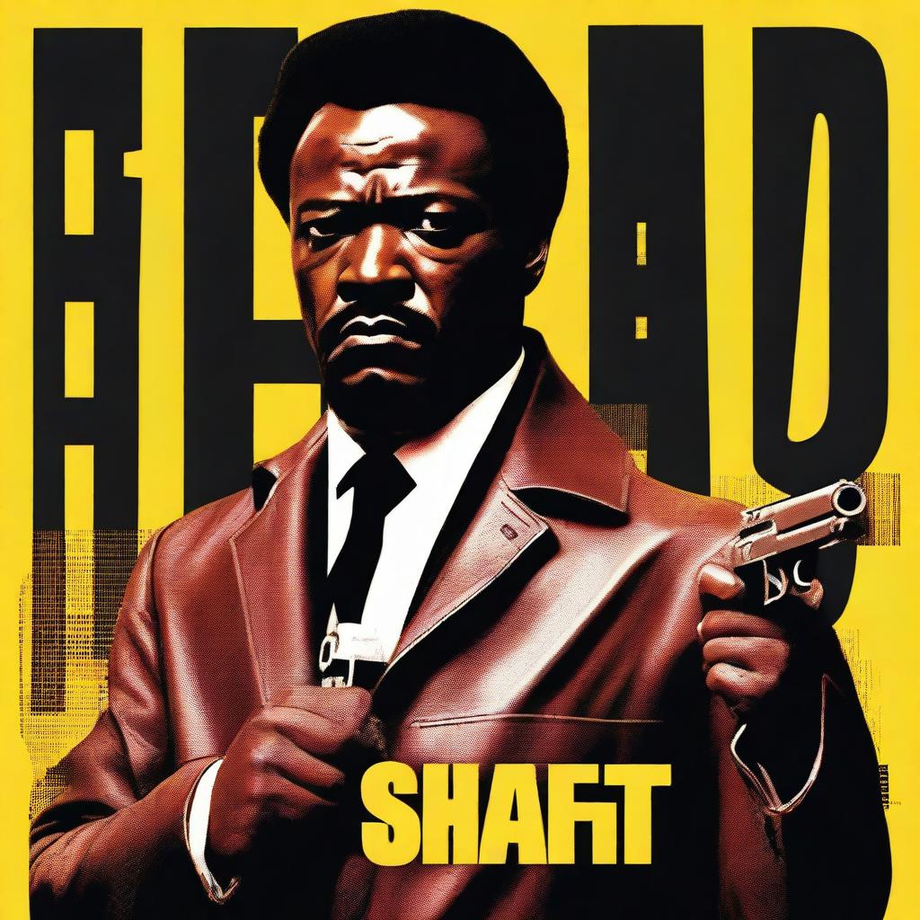 A movie poster for a remake of Shaft with Quentin Tarantino starring as Shaft